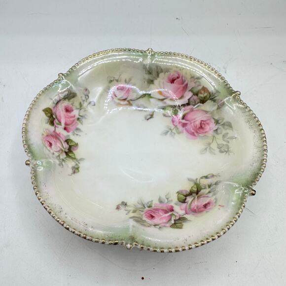 Vintage Dainty Porcelain Dish with Roses - RS Germany - Picture 3 of 7